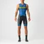 Castelli Free Sanremo 2 Sleeveless Suit in Blue/Electric Lime