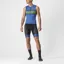 Castelli Free Tri 2 Shorts in Blue/Electric Lime