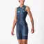 Castelli Free Sanremo Women's Suit Sleeveless In Belgian Blue/Turquoise