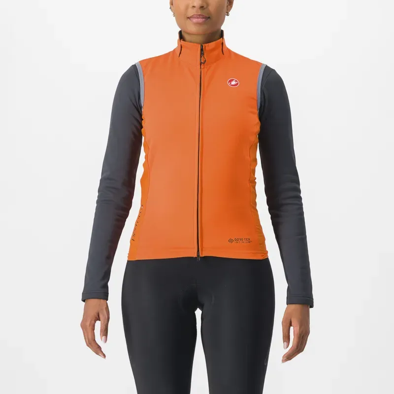 Castelli Perfetto RoS 2 Women's Vest in Red Orange