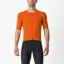 Castelli Premio Black Jersey in Orange Rust