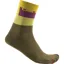 Castelli Blocco 15 Socks in Defender Green