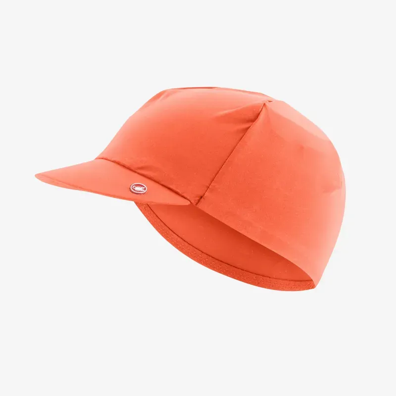 Castelli Premio 2 Cycling Cap in Orange Rust