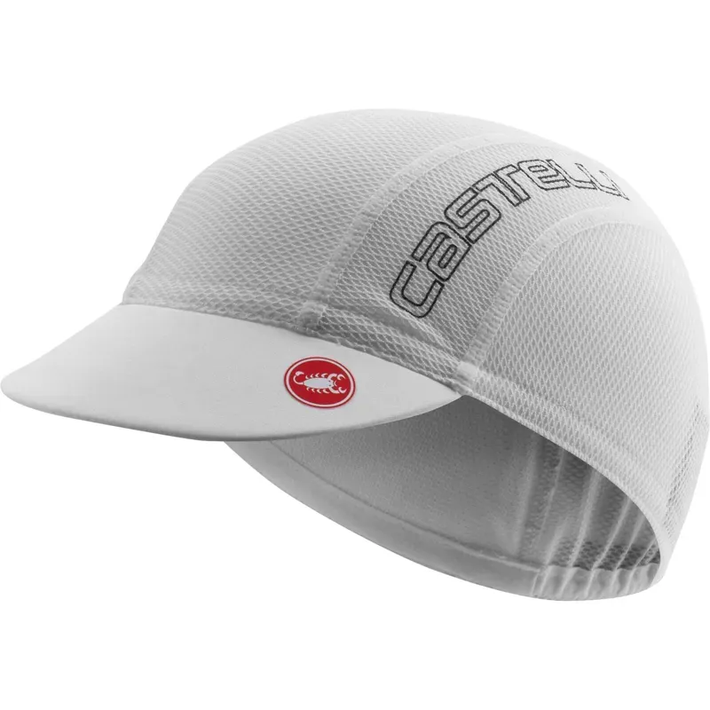 Castelli A/C 2 Cycling Cap in White/Grey