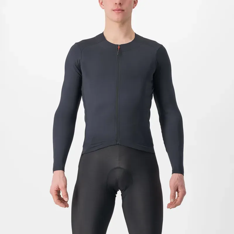 Castelli Fly Long Sleeve Jersey in Black