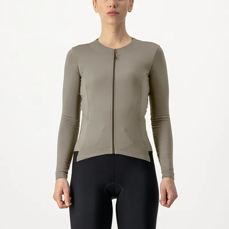 Castelli Fly Women's Long Sleeve Jersey in Clay