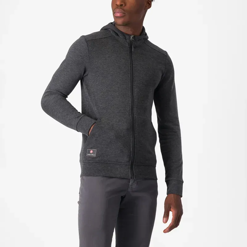 Castelli Milano 2 Full Zip Fleece In Grey