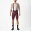 Castelli Espresso Bib Shorts In Bordeaux