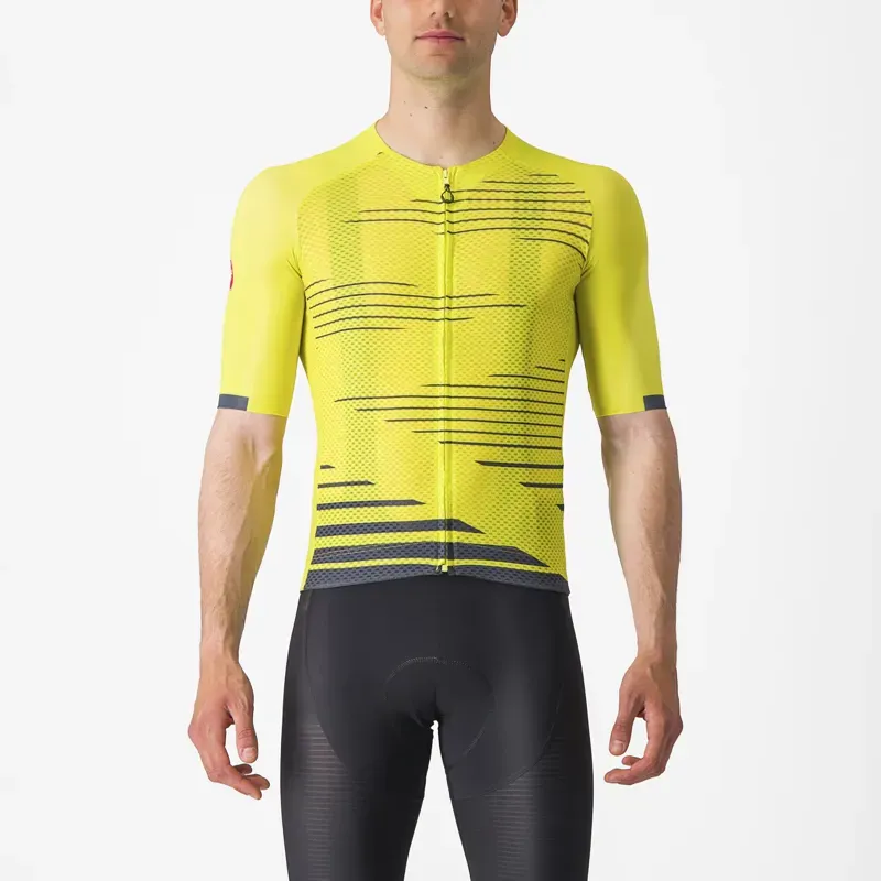 Castelli Climber's 4.0 Jersey In Sulphur/Twilight Blue