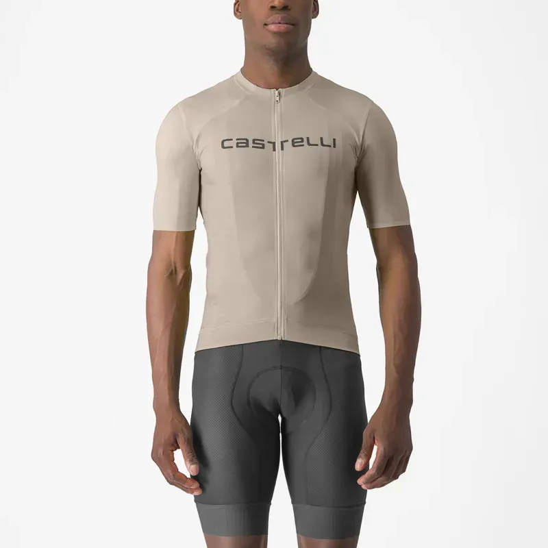 Castelli Prologo Lite Jersey In Clay/Gunal Grey
