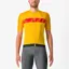 Castelli Unlimited Endurance Jersey In Goldenrod/Rich Red