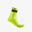Castelli Prologo Lite 15 Socks In Electric Lime/Deep Green