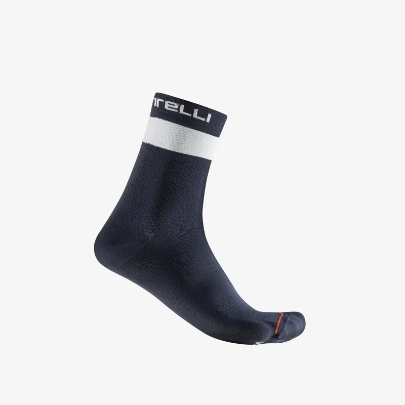 Castelli Prologo Lite 15 Socks In Belgian Blue/Ivory