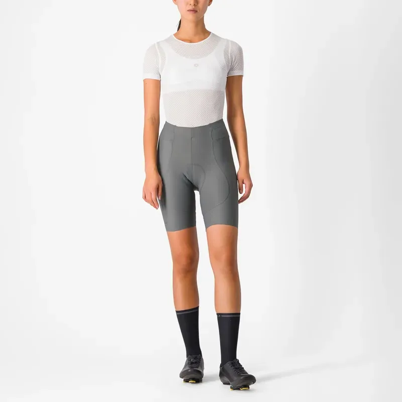 Castelli Espresso Women's Shorts In Gunal Grey