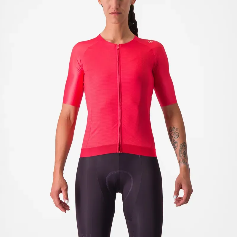 Castelli Aero Pro 7.0 Women's Jersey In Hibiscus