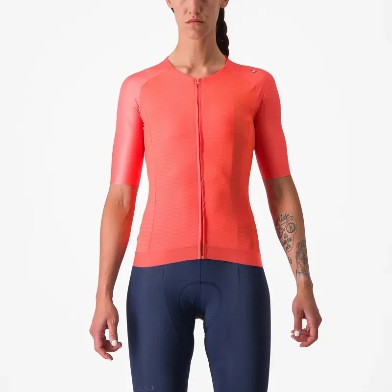 Castelli Aero Pro 7.0 Women's Jersey In Brilliant Pink