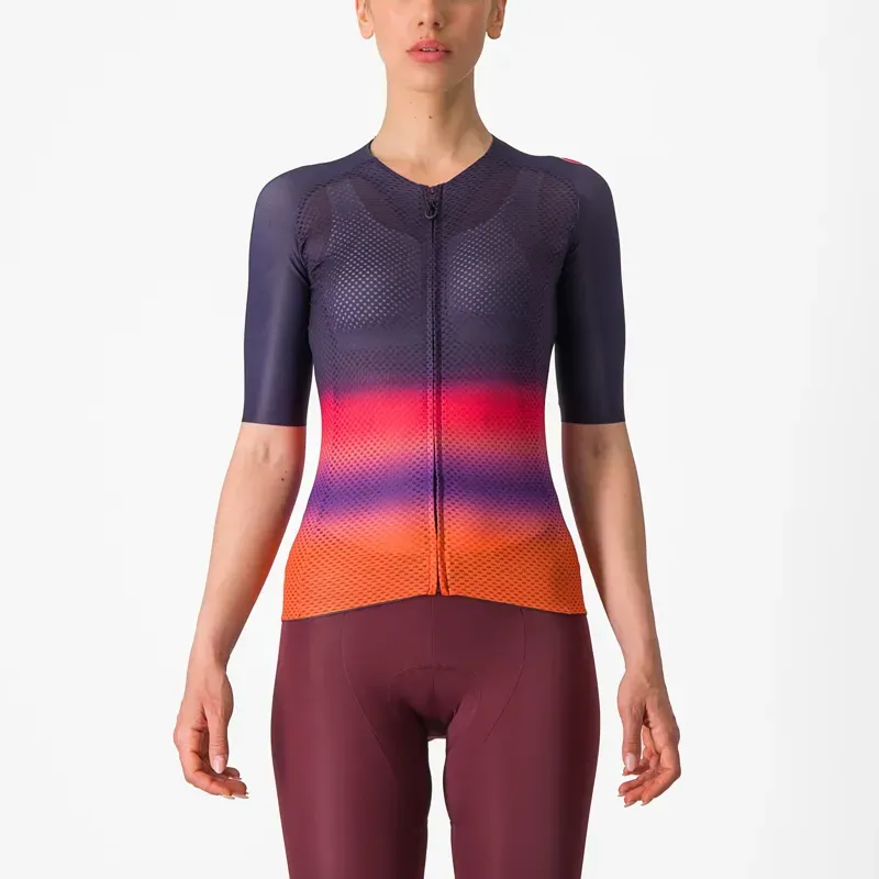 Castelli Climber's 4.0 Women's Jersey In Night Shade/Pink/Orange