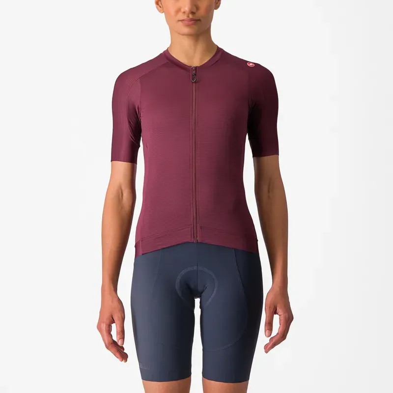Castelli Espresso Women's Jersey In Bordeaux
