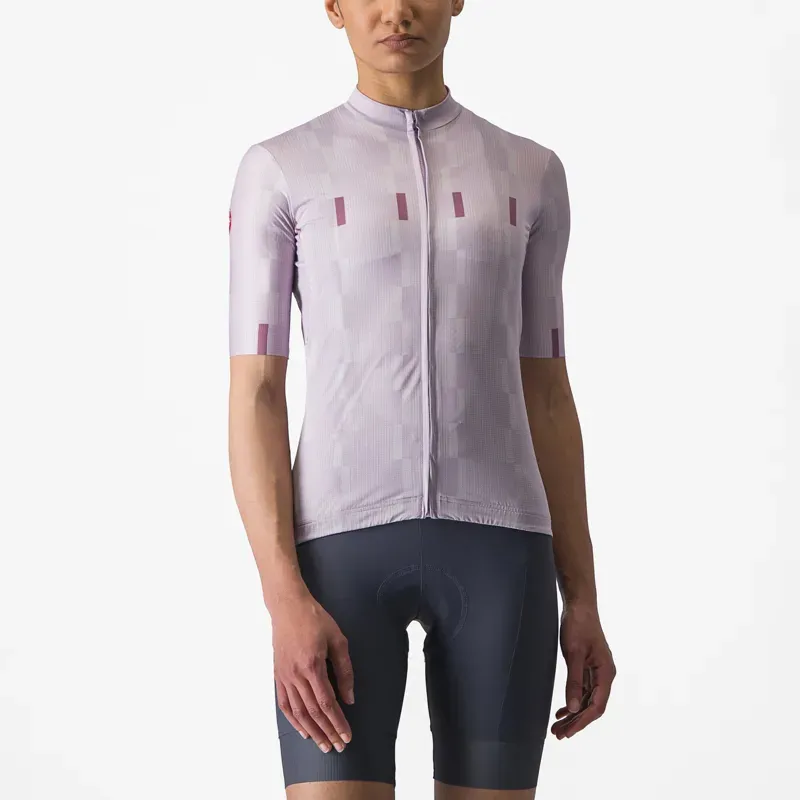 Castelli Dimensione Women's Jersey In Purple Mist/ Purple