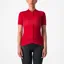Castelli Unlimited Sentiero 3 Women's Jersey In Rich Red/Mineral Red