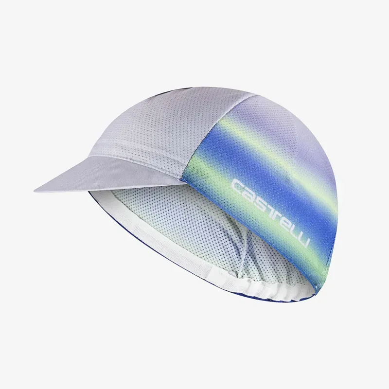 Castelli Climber's 4.0 Cycling Cap In Purple Mist/Green/Purple