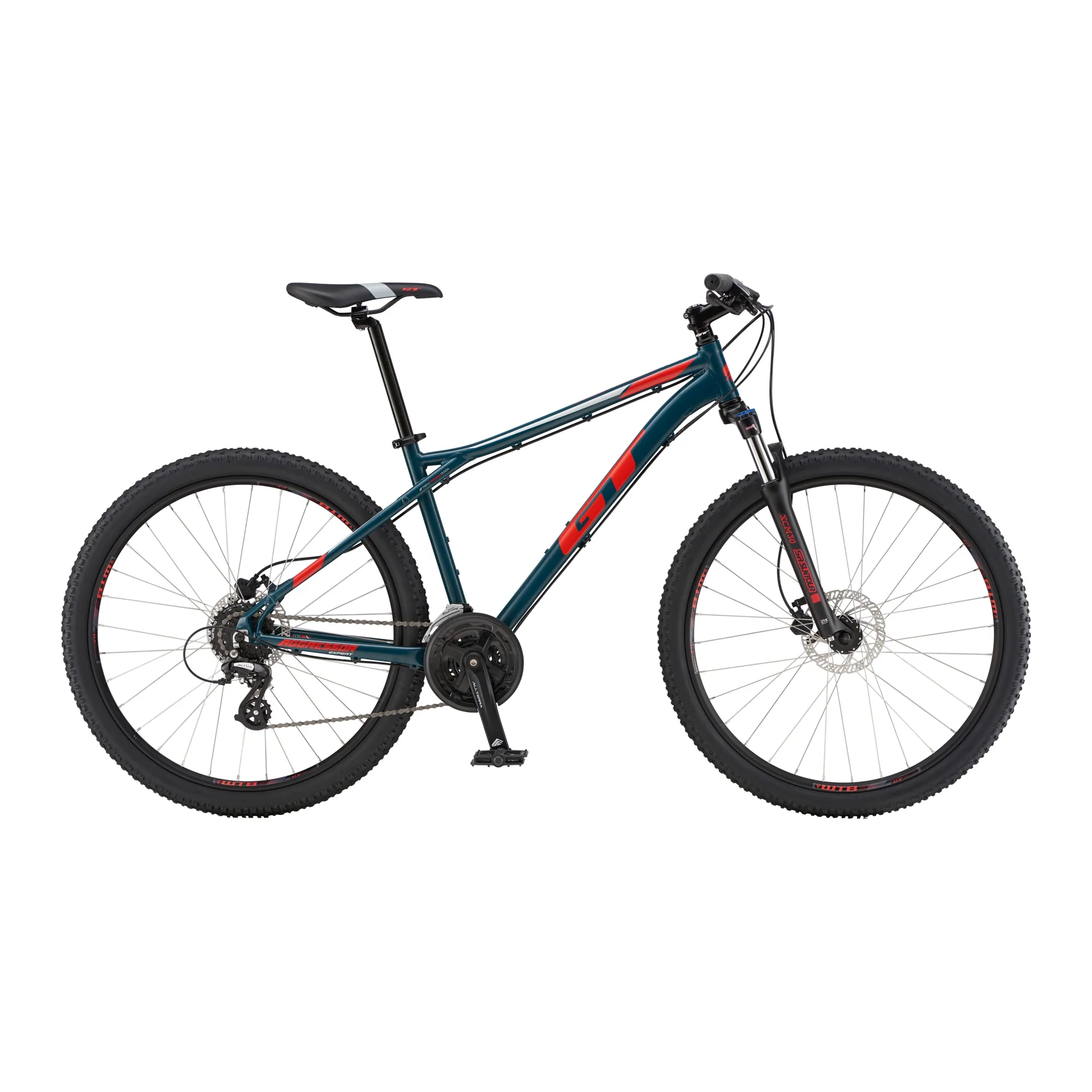 GT Aggressor Expert Blue 2019 Mountain Bike - Main Image