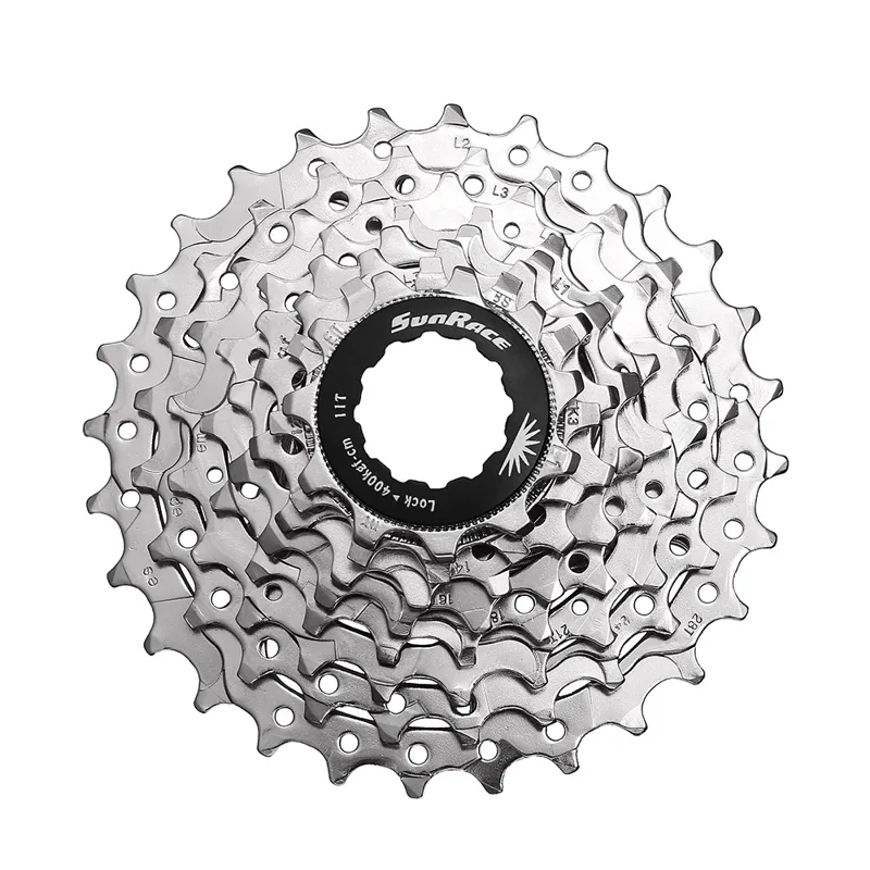 Sunrace R86 Super Fluid Drive 8-speed 11-32-tooth Cassette in Silver