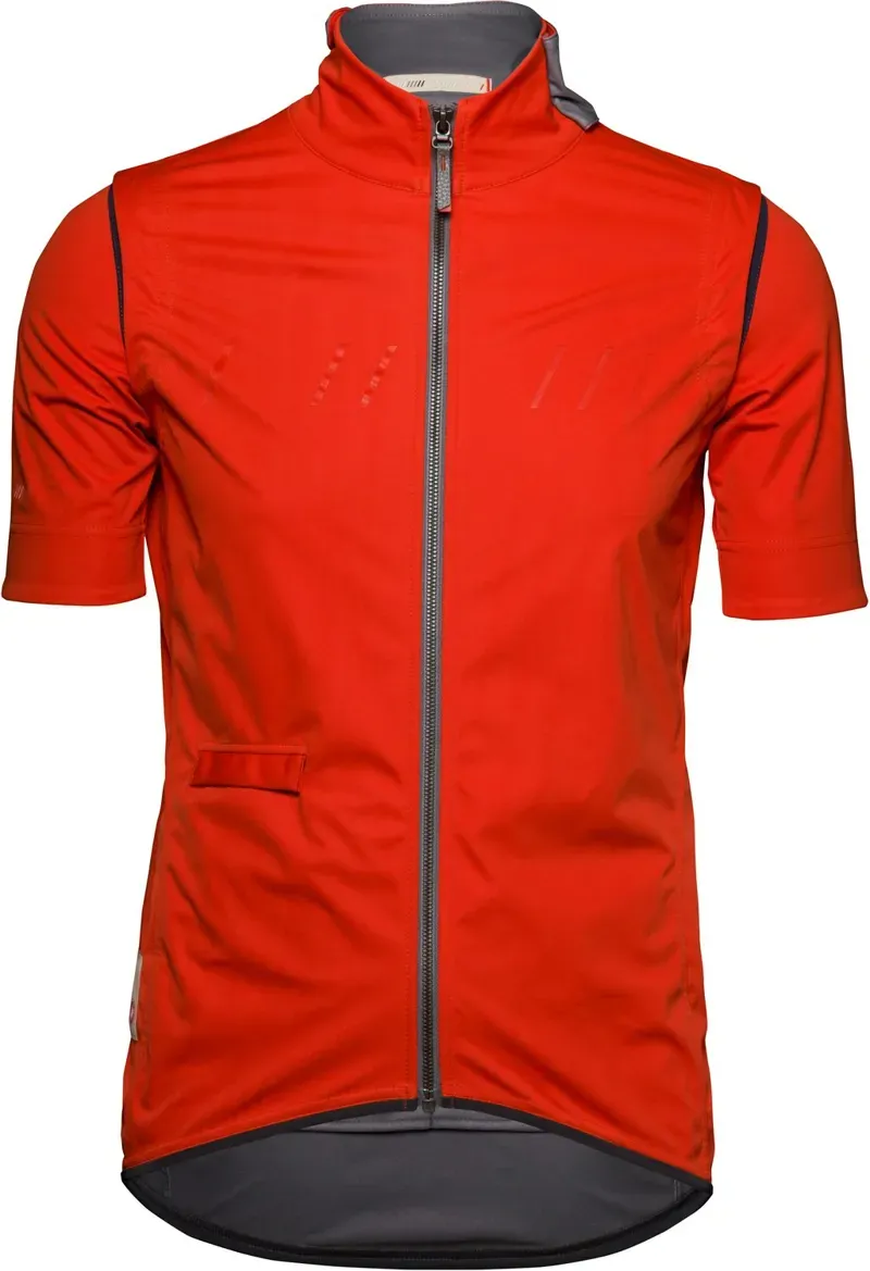 Castelli CHPT3 Rocka 1.63 MK2 Short Sleeve Mens Jacket in Red