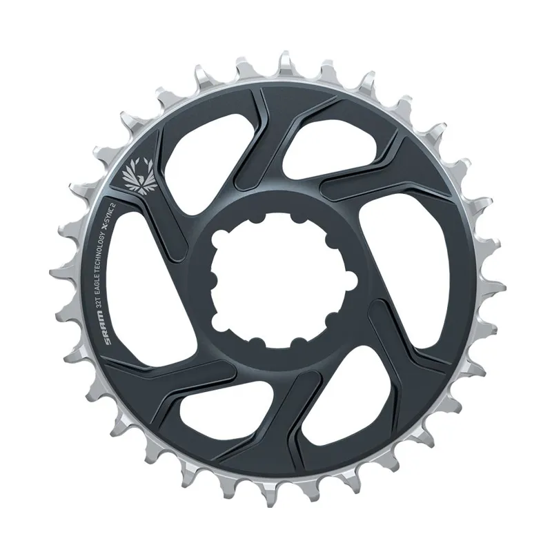 SRAM X-Sync 2 DM 3mm Offset Boost Eagle Chainring in Lunar/Polar Grey