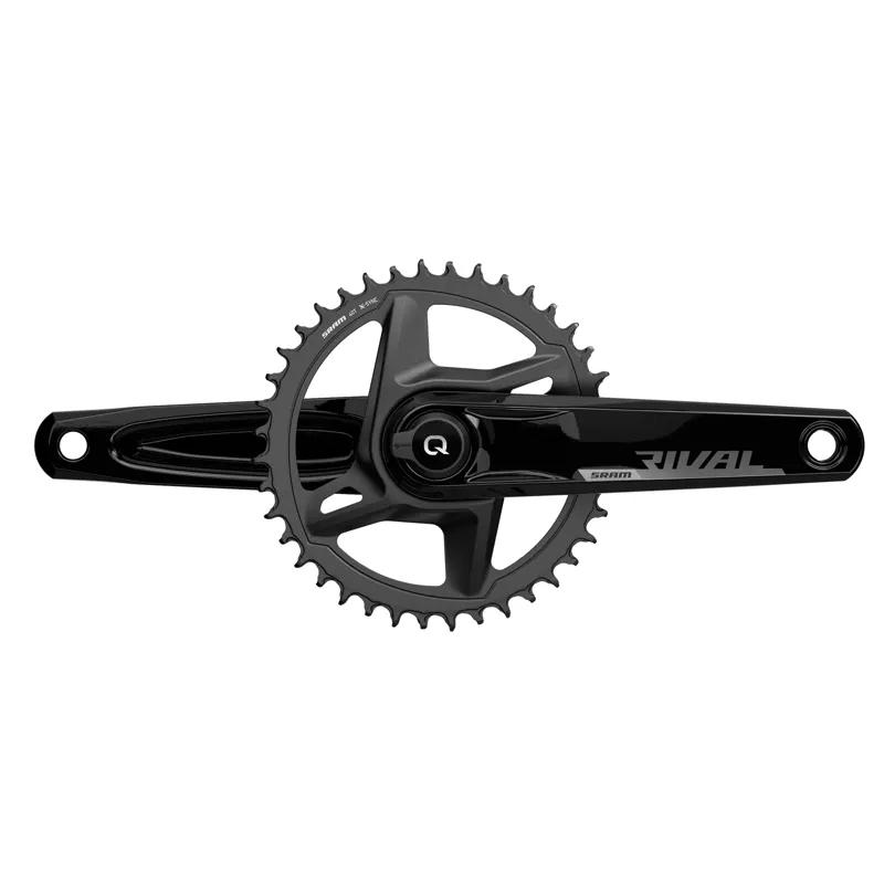 SRAM Rival 1X D1 Quarq Road Dub Wide 175mm 46-tooth Crankset in Black