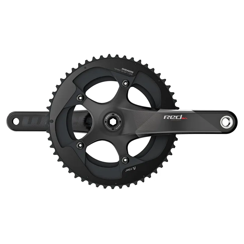 SRAM Red GXP C2 175mm 50-34-tooth 11-speed Crankset w/o Yaw GXP Cups in Black