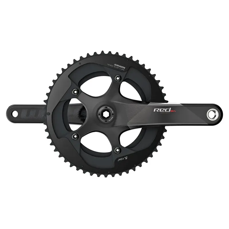 SRAM Red BB30 C2 172.5mm 50-34-tooth 11-speed Crankset w/o Yaw Bearings in Black