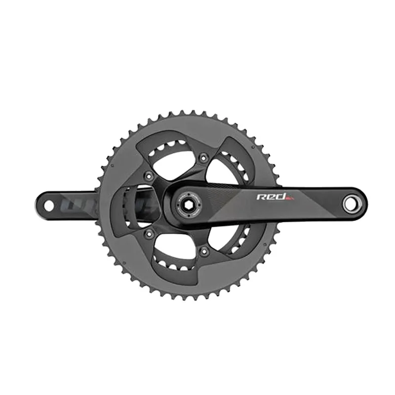SRAM Red Exogram BB386 172.5mm 50-34-tooth Crankset w/o Bearings in Black