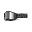 100% Accuri 2 Mirror Silver Lens Goggles in Black