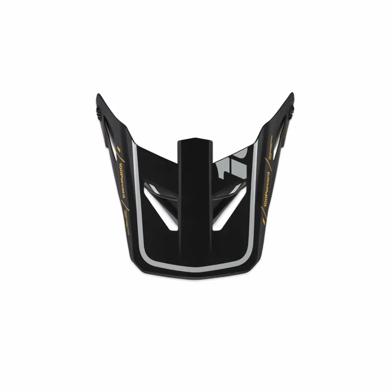 100% Status Youth Replacement Visor in Dreamflow Black