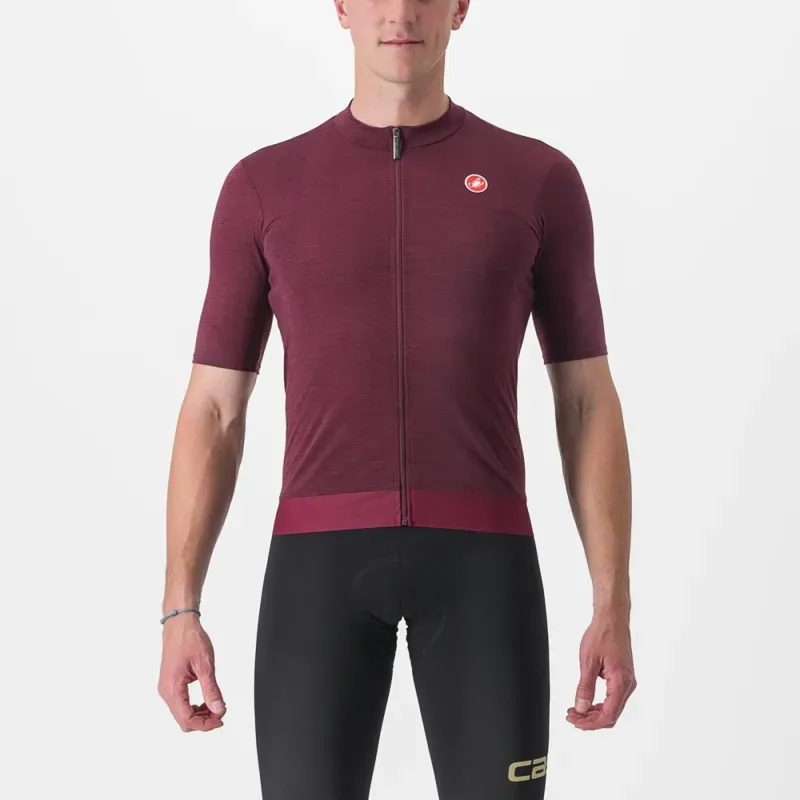 Castelli Essenza Jersey in Bordeaux