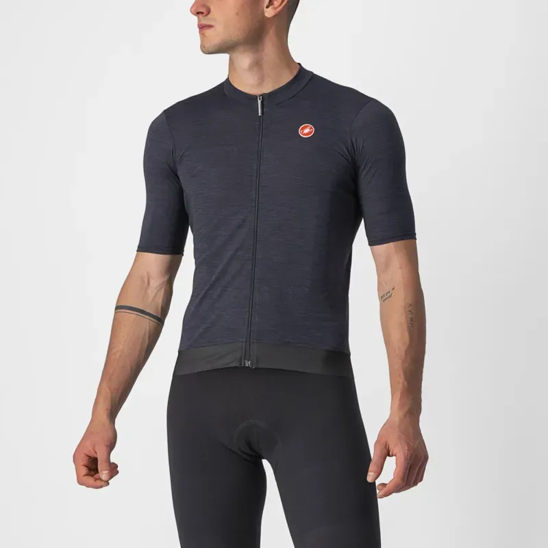 Castelli Essenza Jersey in Light Black