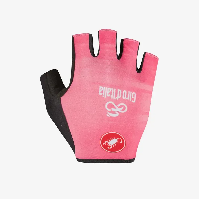 Castelli Giro D'Italia Gloves in Rosa Giro