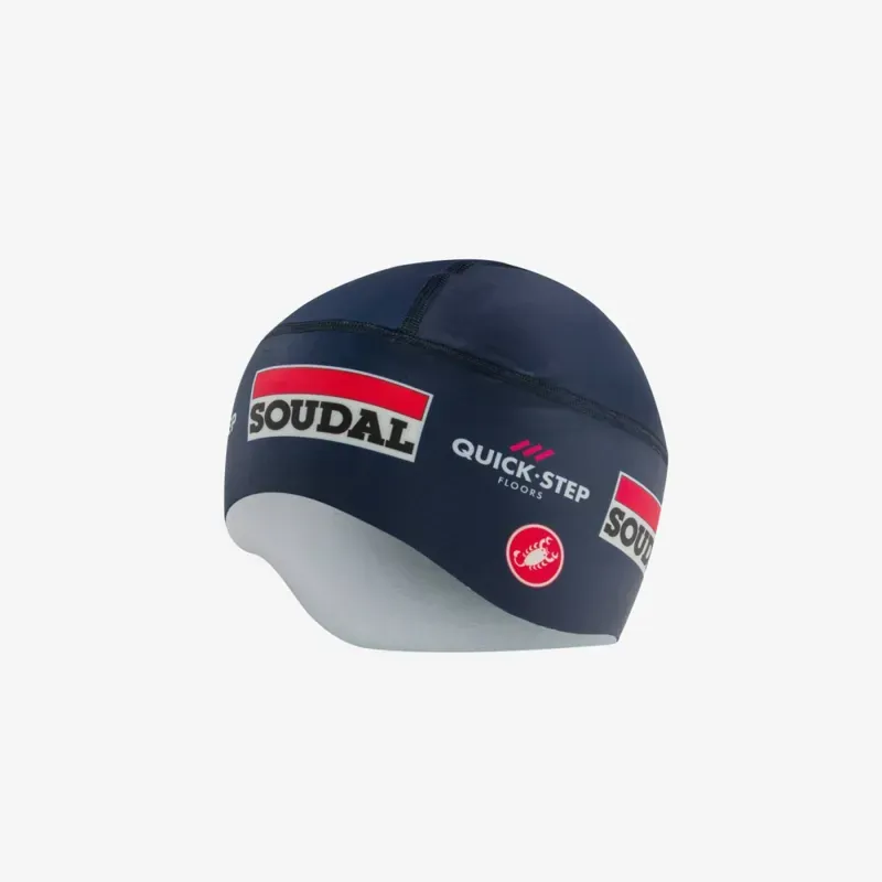Castelli Soudal Quick-Step Pro Thermal Skully in Belgian Blue
