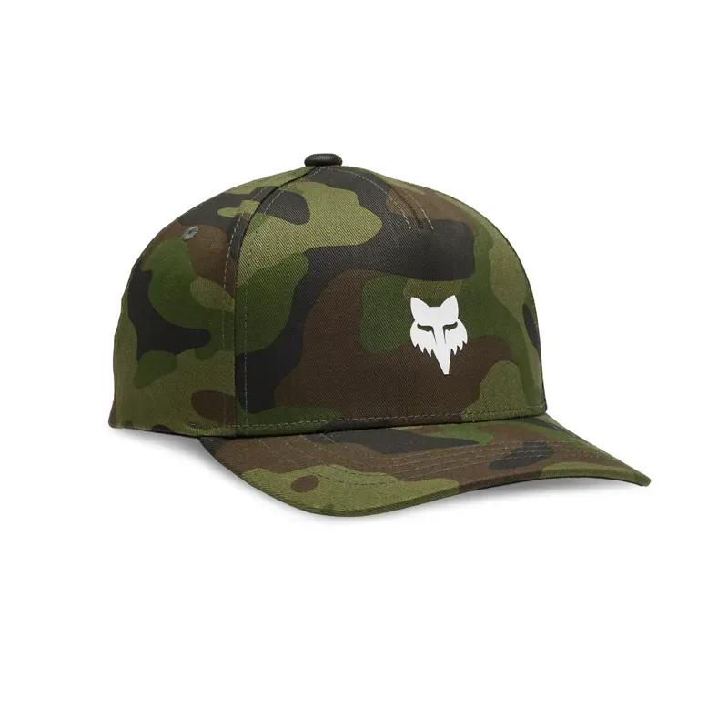 Fox Camo 110 Youth Snapback Hat in Green Camouflage