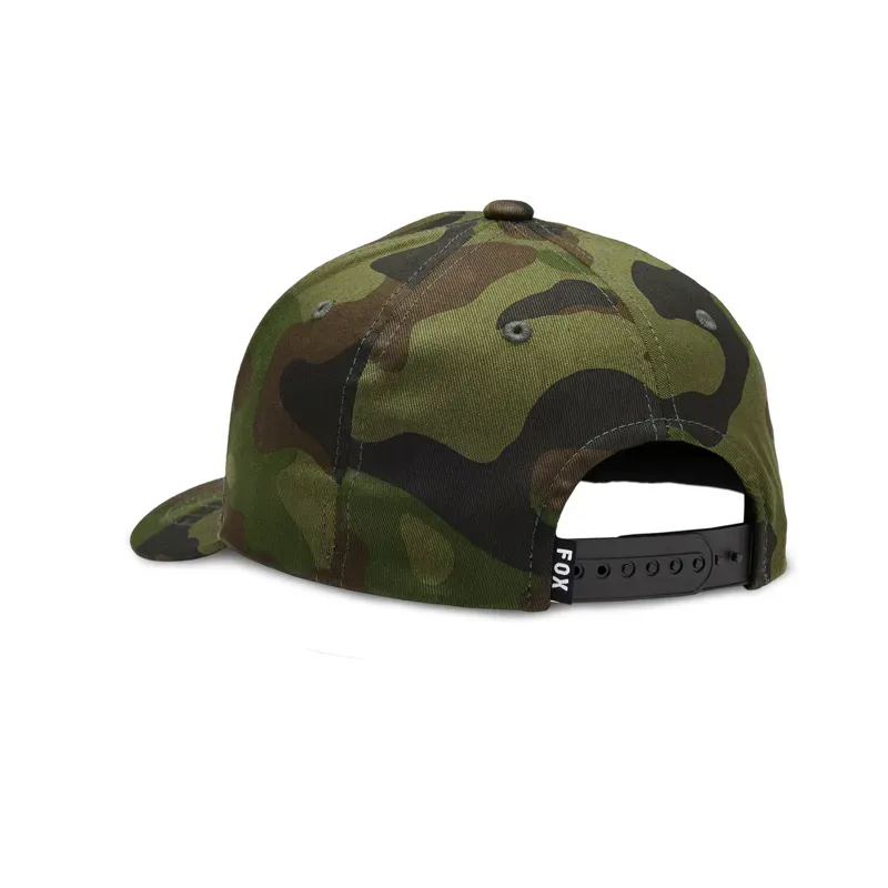 Fox Camo 110 Youth Snapback Hat in Green Camouflage-1