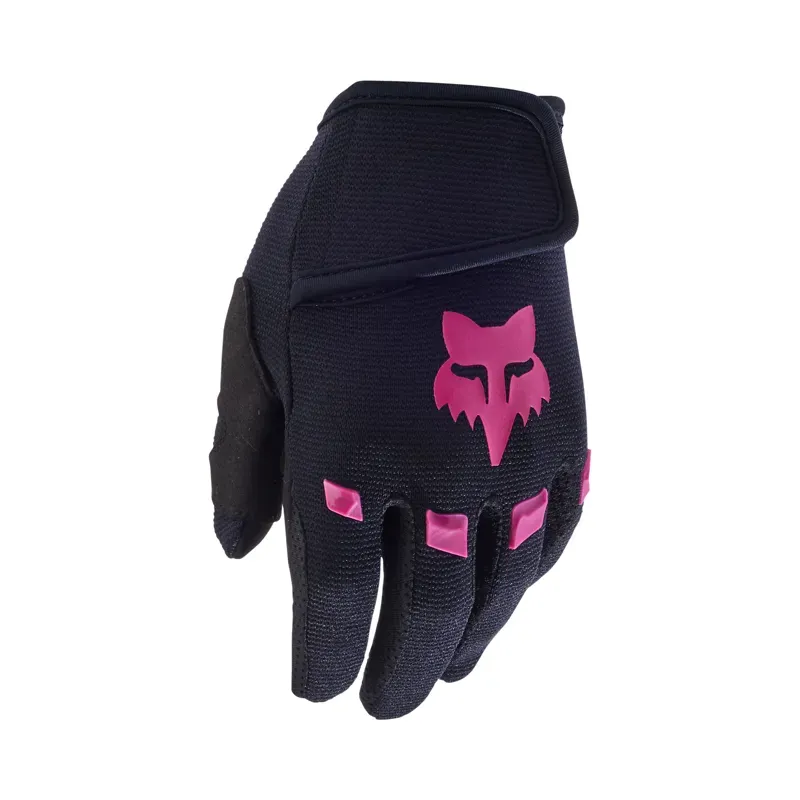 Fox Dirtpaw Kids Gloves in Black/Pink