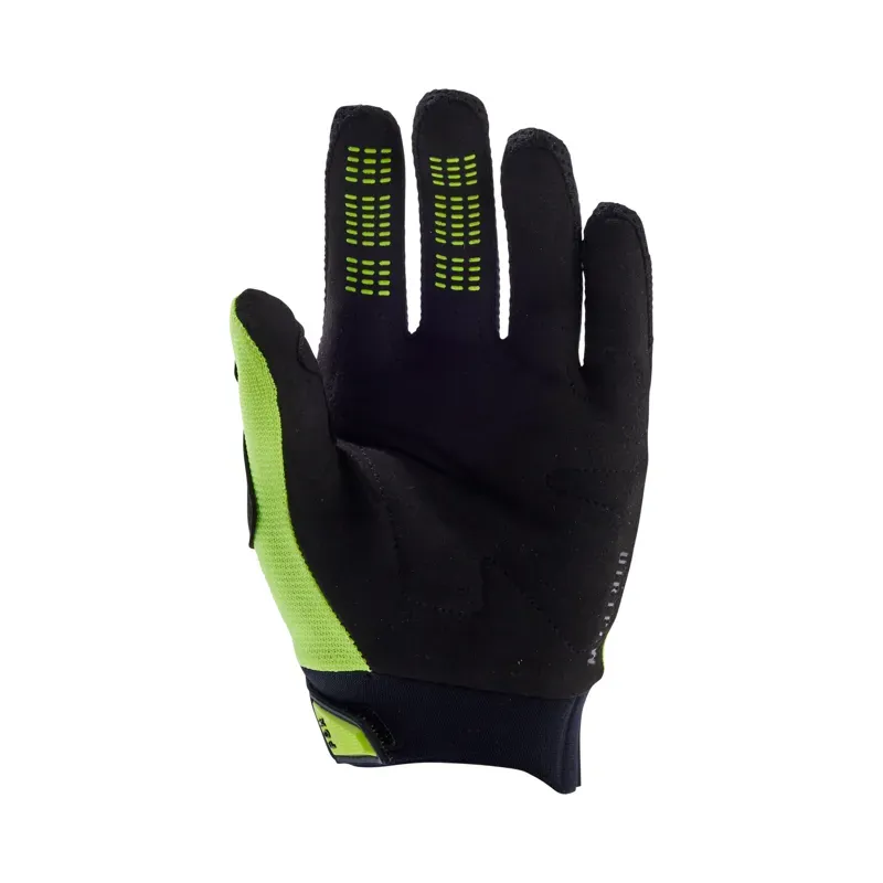 Fox Dirtpaw Youth Gloves in Fluorescent Yellow-1