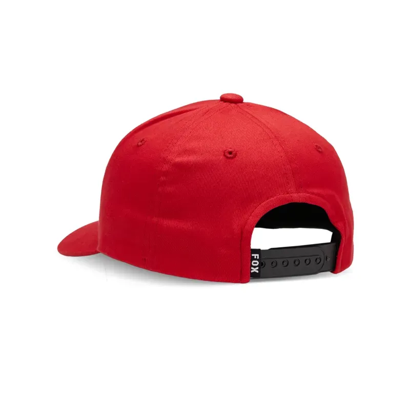 Fox Legacy 110 Youth Snapback Hat in Flame Red-1