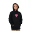 Fox Legacy Youth Pullover Hoodie in Black/Pink