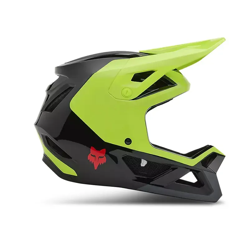 Fox Rampage Barge Youth Helmet in Fluorescent Yellow