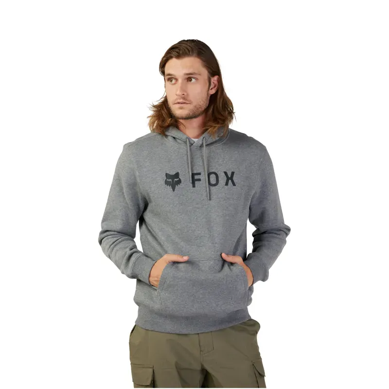 Fox Absolute Fleece Pullover in Heather Graphite-4