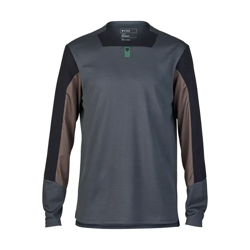 Fox Defend Long Sleeve Jersey in Graphite