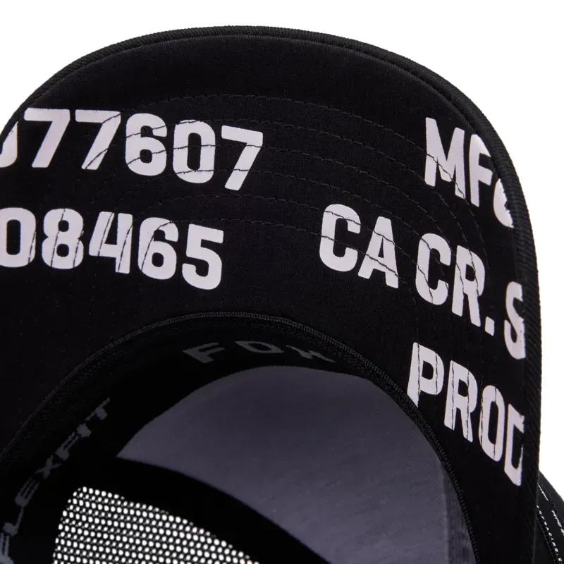 Fox Barge Flexfit Hat in Black-1