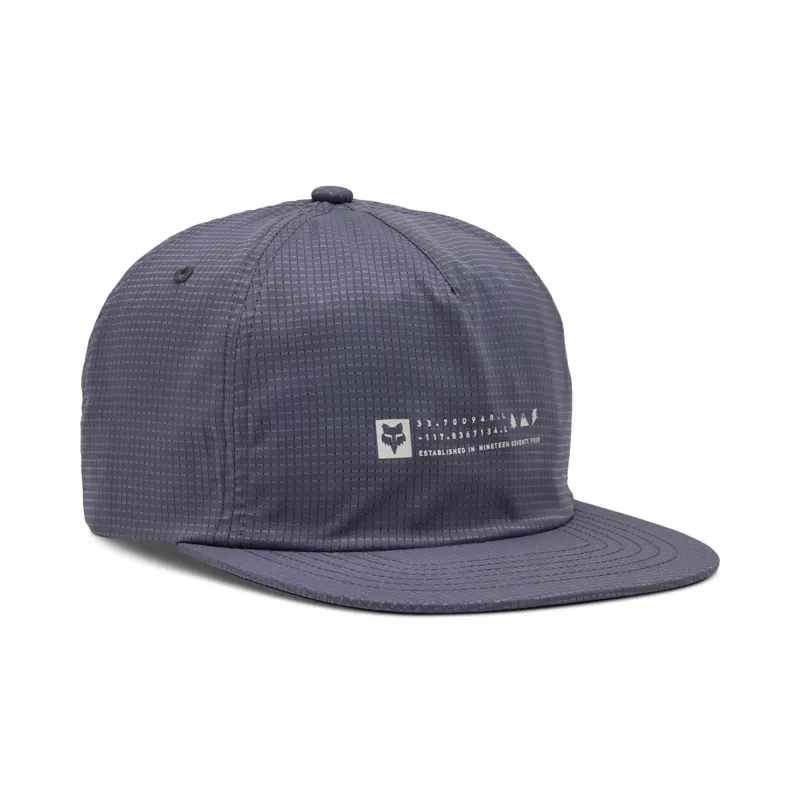 Fox Base Over Adjustable Hat in Graphite